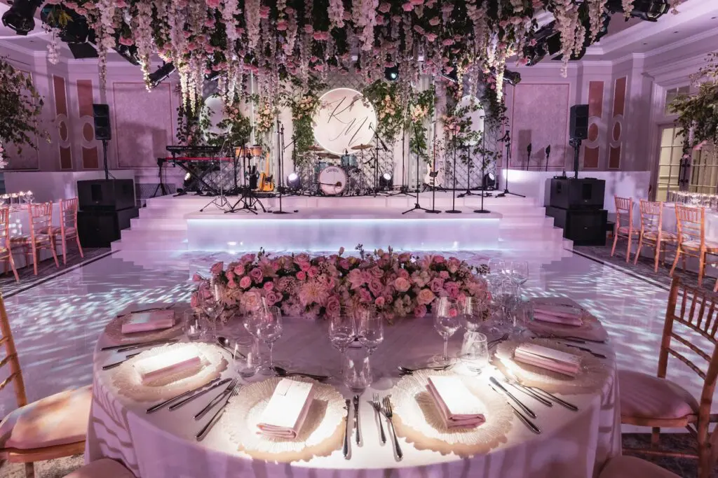 Jewish Wedding reception at the Four Seasons in Hampshire